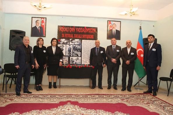 Xocalı soyqırımı Qubadlı məktəbinin kollektivi tərəfindən də anılıb- FOTO