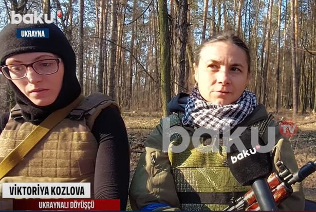 Ukraynanın döyüşçü qadınları Baku TV-yə danışıblar - VİDEO