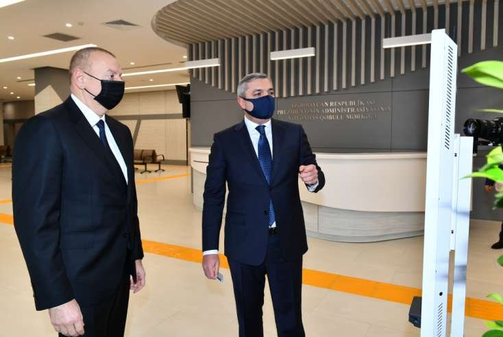Prezident Vətəndaş Qəbulu Mərkəzinin açılışında iştirak edib - FOTOLAR