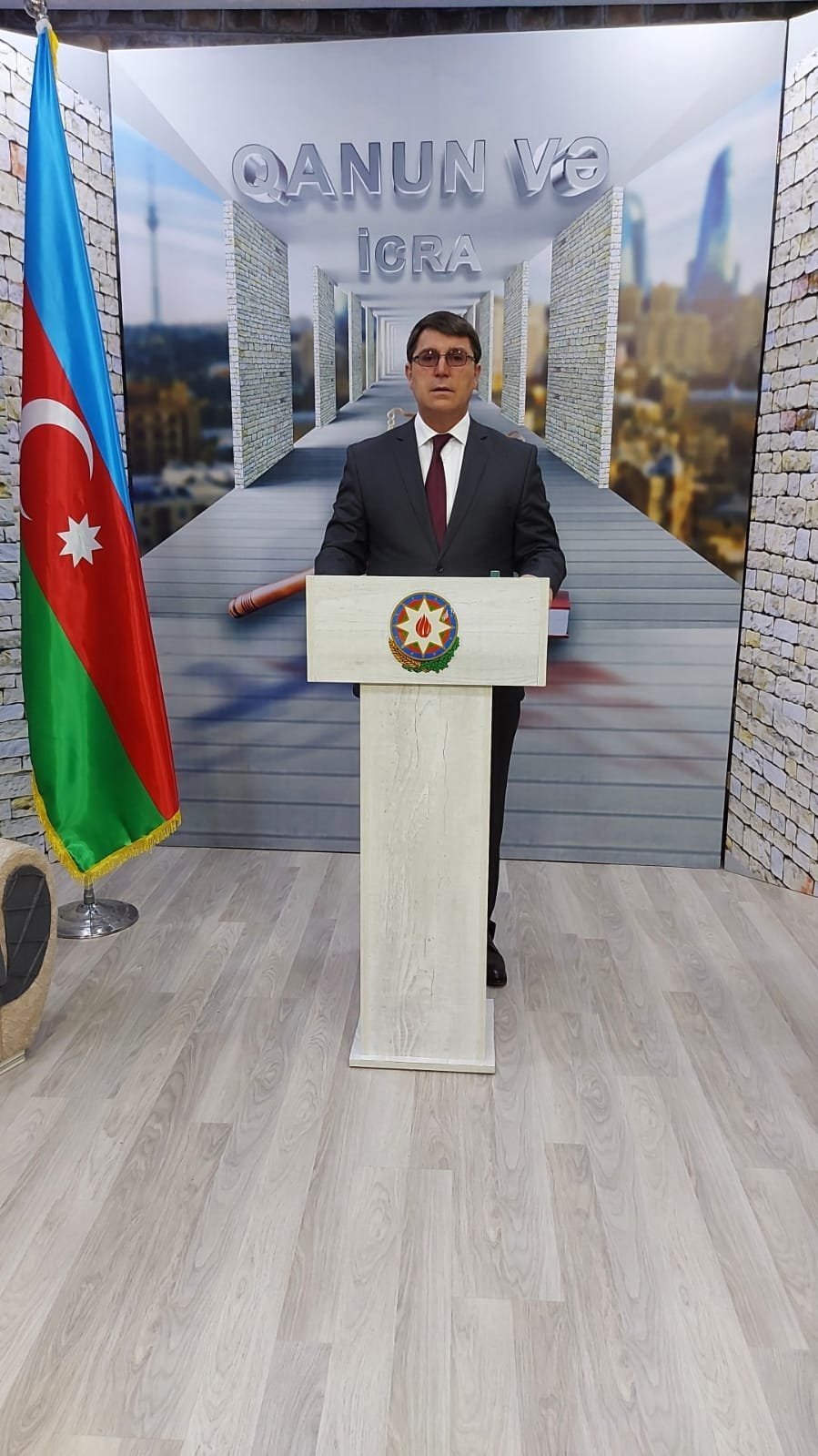"Qanun və İcra” verlişinin aparıcısı Əkbər Yusifoğlunun təqdimatında
