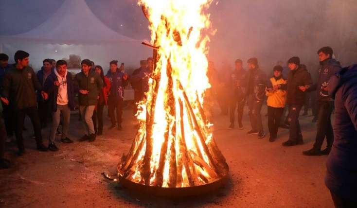 Şuşada ekoaksiyanın iştirakçıları Novruz bayramını qeyd edir