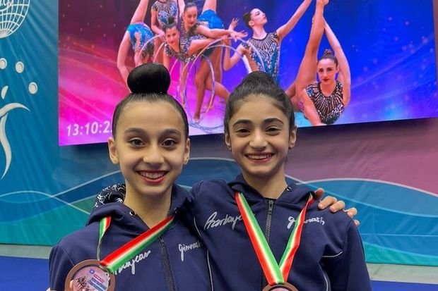 Azərbaycanın bədii gimnastları beynəlxalq turnirdə bürünc medal qazandılar - FOTOLAR