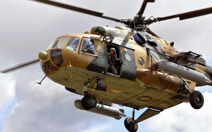 Latviya Ukraynaya Mi-17 helikopteri verdi