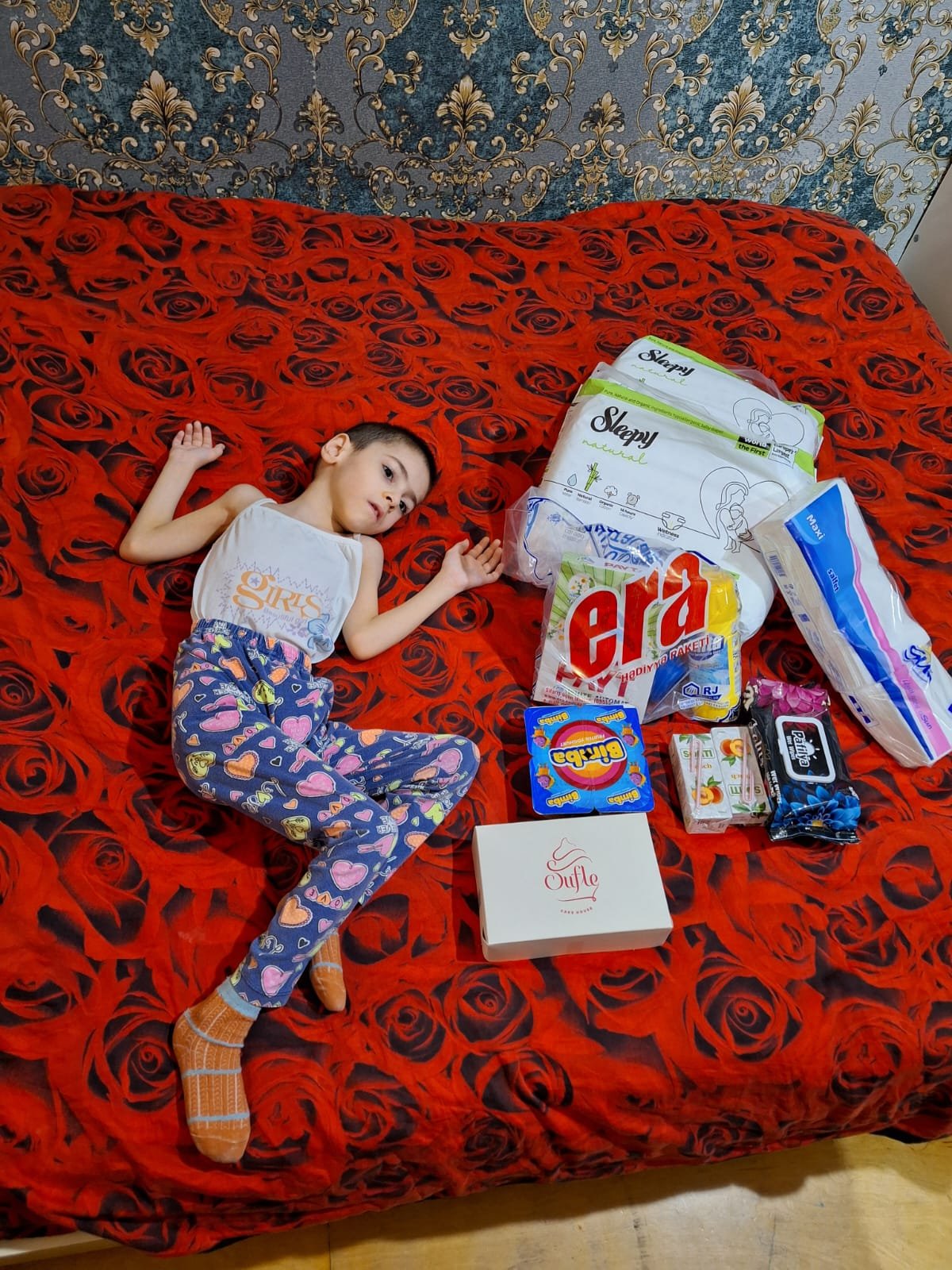 Sumqayıtda fiziki məhdudyyətli uşaqlar ziyarət olundu- FOTOLAR