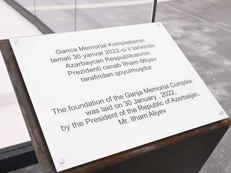 Prezident Memorial Kompleksinin açılışında iştirak edib