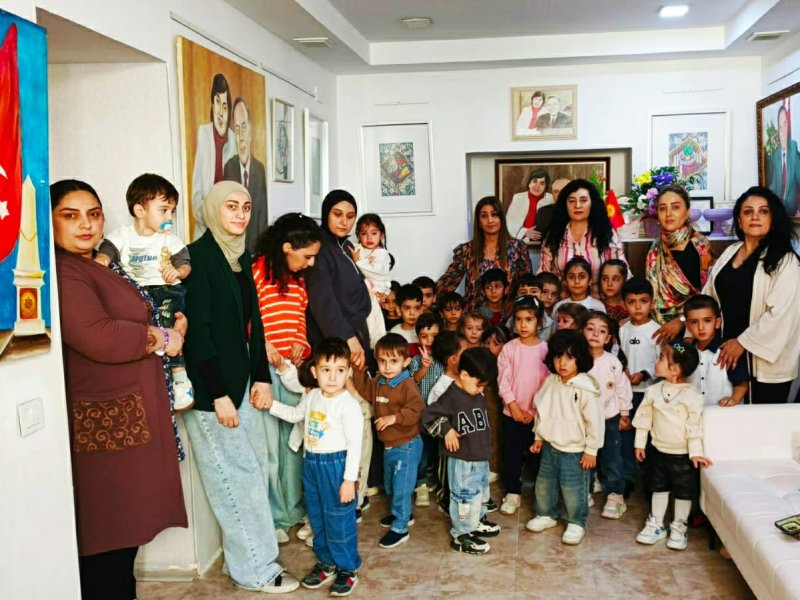 Balaca Rəssamların Böyük İncəsənət Addımı-FOTO\VİDEO