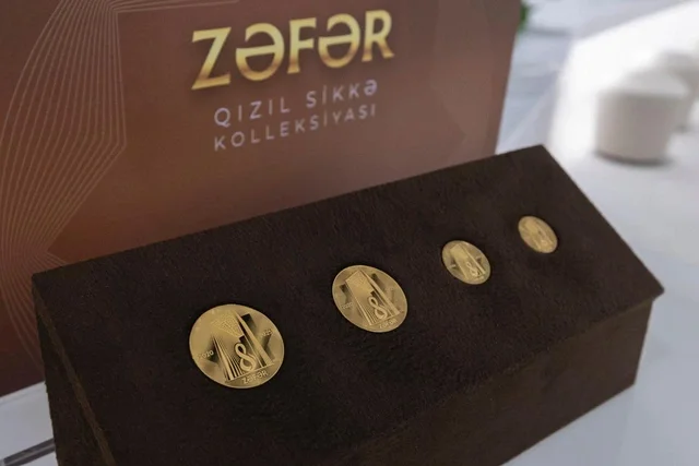 "AzerGold" "Zəfər" adlı yeni qızıl sikkə kolleksiyasını təqdim edib