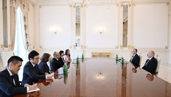 Prezident İlham Əliyev Asiya İnkişaf Bankının nümayəndə heyətini qəbul edib.