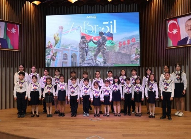 Azərbaycan və Türkiyənin Şəhid övladları “TÜRK ÖVLADI” marşını oxudu- FOTO\VİDEO