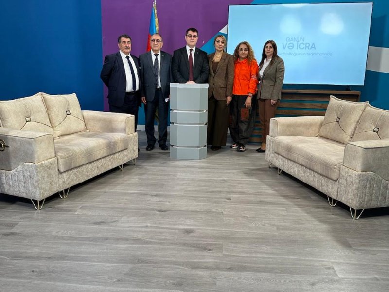 “Qanun və İcra” proqramı tanınmış hüquqşünas Əkbər Yusifoğlunun təqdimatında- FOTOLAR+VIDEO
