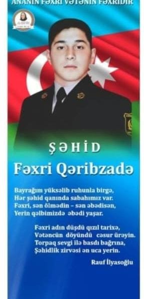 Şəhid Fəxri Qəribzadənin xatirəsinə