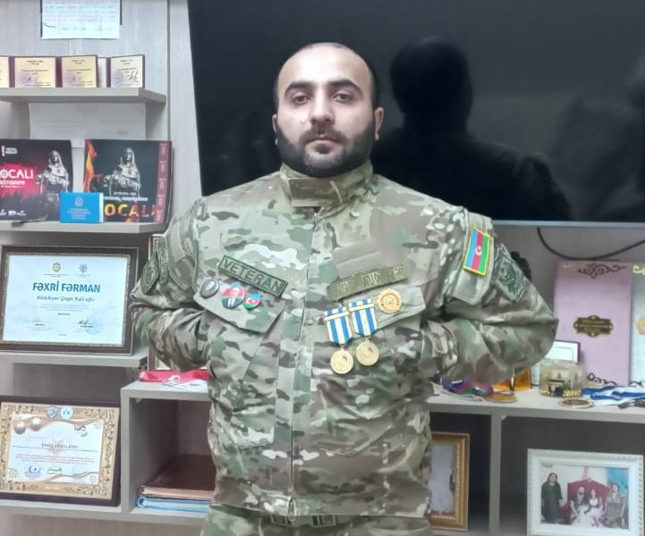 Vətən müharibəsi iştirakçısı Milli Mükafatla təltif olundu- FOTO\VİDEO