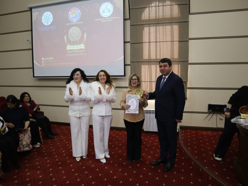 Xatirə Məmmədova “Uğurlarımızla 2026-ya” Milli Mükafatı ilə təltif olunub-VİDEO