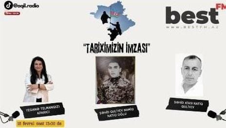 Yeganə Telmanqızının təqdimatında “Tariximizin İmzası”-18.02.2026