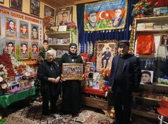 Şəhid Elmar Nəsibovun anası Sürəyya Mehdiyavanın təşəbbüsü ilə şəhid ailələri ziyarət olunub- FOTO+VİDEO