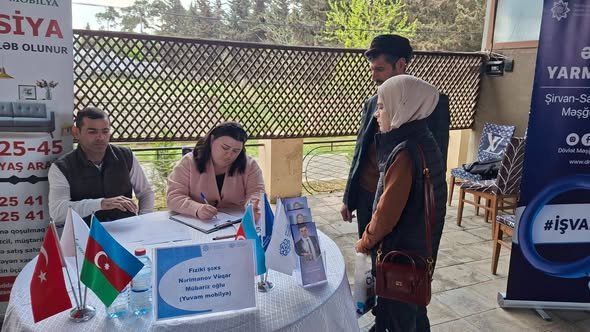 Biləsuvar rayonunda növbəti “Əmək yarmarkası” keçirilib-FOTO