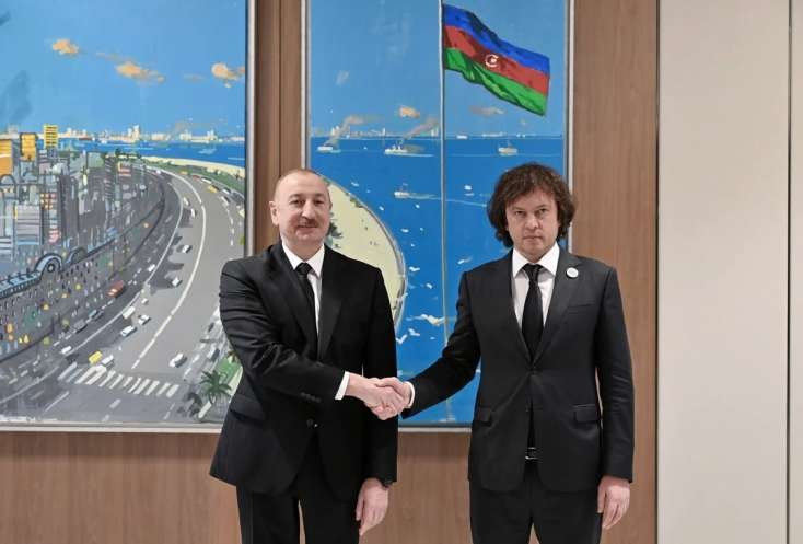 Prezident Gürcüstanın Baş naziri ilə görüşdü