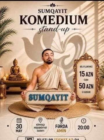Sumqayıtda gülüş dolu axşam: Fərda Aminin Stand-Up tamaşası