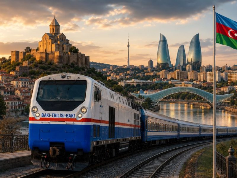 Bakıdan Tbilisiyə qatarlar bu saatda yola düşəcək
